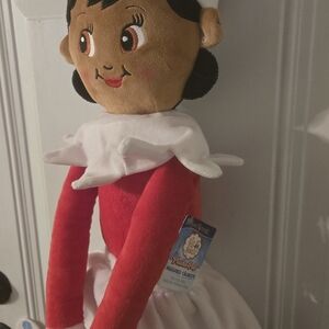 Musical Plush Doll with Red Dress